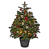 Geli Pflanztopf Napoli (40 cm, Anthrazit, Gerillt)