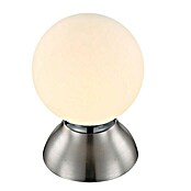 Globo LED-Tischleuchte (4 W, Fassung: E14, Lichtfarbe: Warmweiß, Farbe Korpus: Nickel matt)