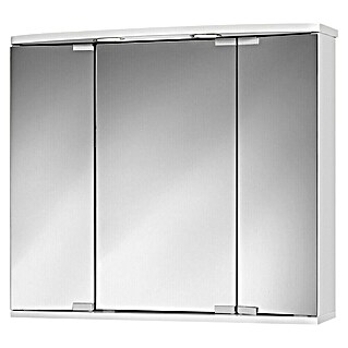 Jokey Led-spiegelkast Funa (b x h: 68 x 60 cm, Hout, Wit)