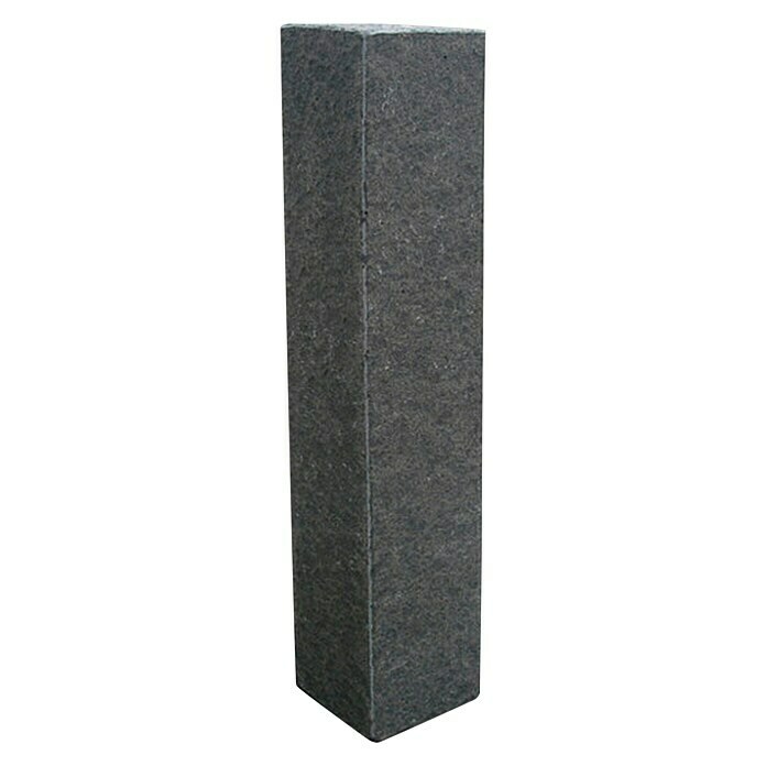 Palisade G 65412 x 10 x 100 cm, Anthrazit, Granit, Geflammt Front View