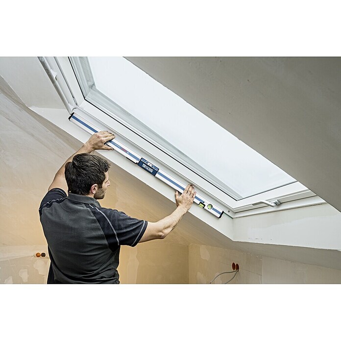 Bosch Professional Nivel de burbuja digital GIM 120 (1.250 mm, Gama de medición: 0° - 360° (4 x 90°))