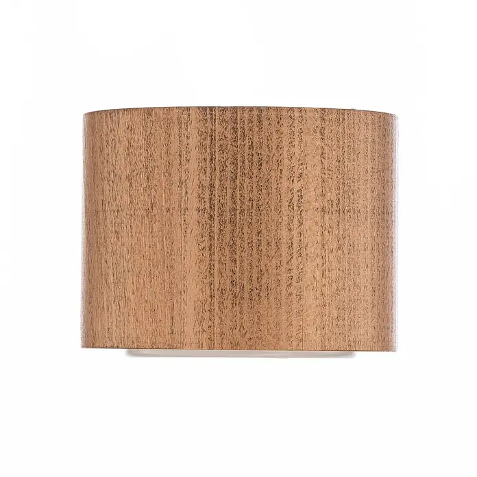 Envostar Deckenleuchte Ernest - Holz hell, 2GX53 - Zylindrische Wandleuchte aus Holz mit Naturmaserung und weißer Basis.