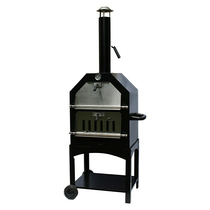 Buschbeck Pizzaofen Italia40 x 56 x 160 cm, Mit Rollen Front View