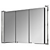 Camargue Flexilight LED-Spiegelschrank (B x H: 80 x 60 cm, Mit Beleuchtung, Spanplatte, Grafit)
