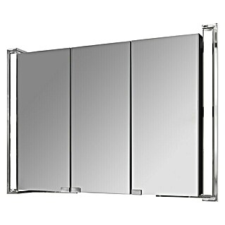 Camargue LED-Spiegelschrank Flexilight (B x H: 92,3 x 65 cm, Mit Beleuchtung, Spanplatte, Grafit)