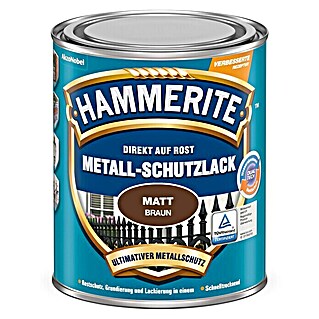 Hammerite Metall-Schutzlack (Braun, 750 ml, Matt, Lösemittelhaltig)