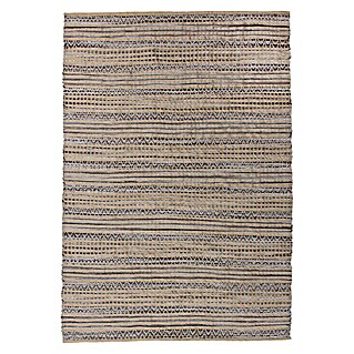 Kayoom Flachgewebeteppich Sienna 700 (Grau, 230 x 160 cm, 100% Jute / Baumwolle)