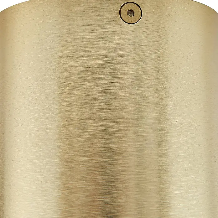 Arcchio Deckenstrahler Jolina - messing / gold, GU10 - Gekrümmte, gebürstete Messingoberfläche mit Inbusschraube zur Befestigung.