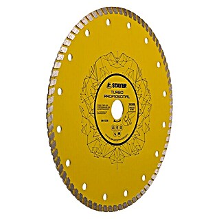 Stayer Disco abrasivo de diamante Turbo Profesional (Diámetro disco: 180 mm, Apto para: Baldosas para suelos)