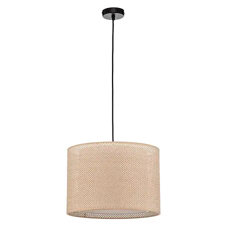 Lindby Esstisch Pendelleuchte Ø 40 cm, Hängelampe Esstisch Textil