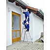 Krause Corda Stojeće ljestve (Radna visina: 3 m, Broj stuba: 5 stepenica, Dubina gazišta: 80, Aluminij)