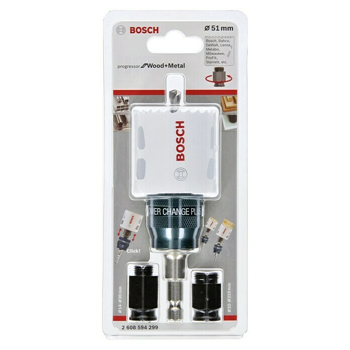 Bosch Professional Set de sierras de corona (Diámetro: 51 mm, 5 piezas)