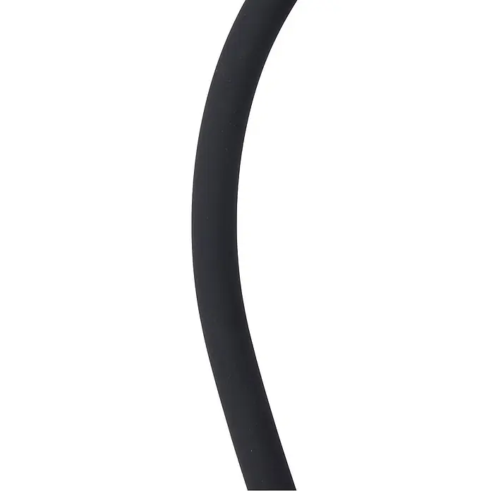 Lindby Klemmleuchte Maori - L x B x H: 12 x 7,6 x 35,7 cm, Farbe Gehäuse: schwarz - Ein glatter, mattschwarzer, gebogener Schlauch oder Kabel.