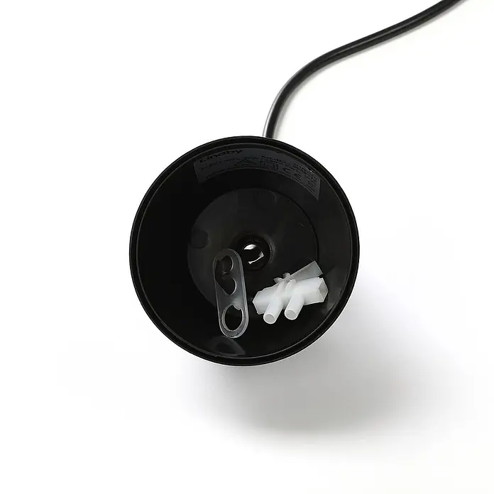 Lindby Pendelleuchte Simaria - schwarz, Schwarz, E27 - Lindby schwarzer Kunststoff-Deckenbaldachin für Leuchte, mit Kabelzugentlastung und Anschlussklemme.