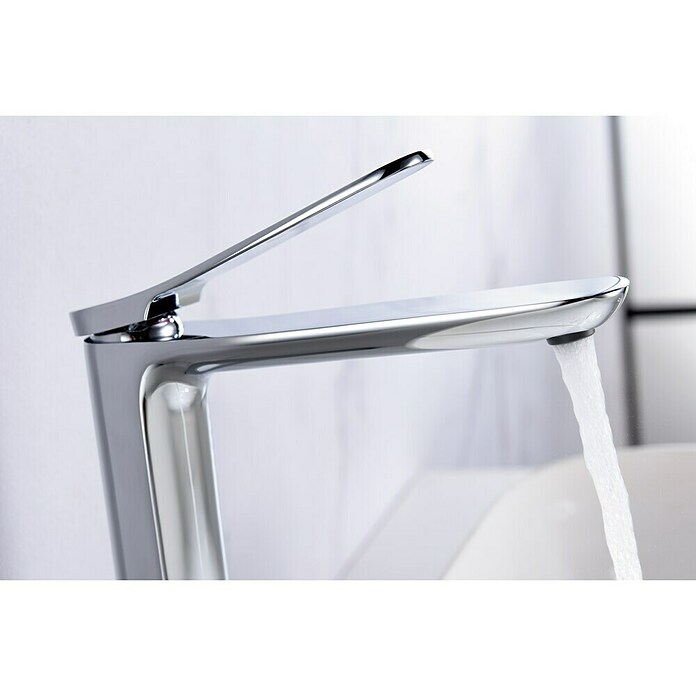 Imex Dinamarca Grifo de lavabo alto (Cromo, Brillante)