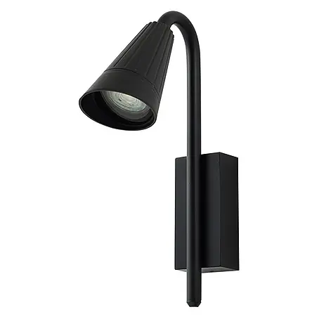 Lindby Wandleuchte aussen in schwarz matt, Aussenlampe Wand