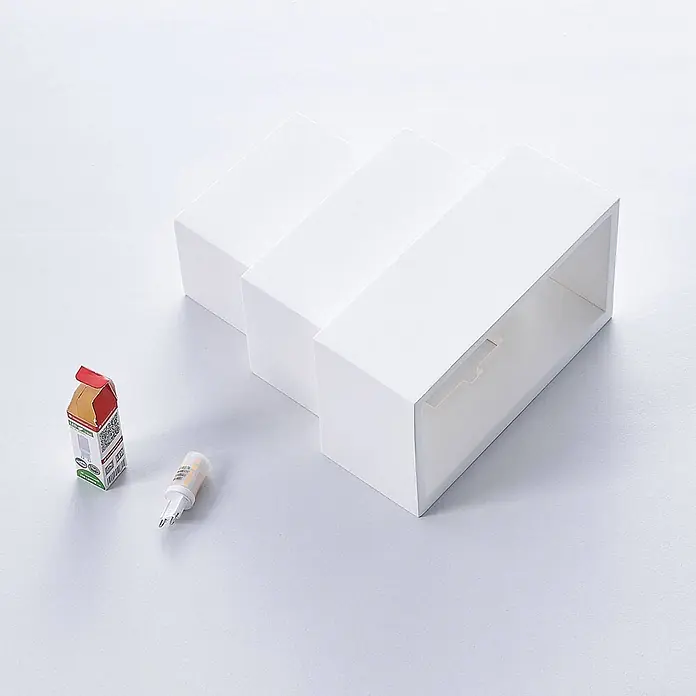 Lindby Wandleuchte Antonella - L x B x H: 10,5 x 18 x 21 cm, weiß / opal, G9 - Weißer dreistufiger Organizer für Regale oder Schubladen.