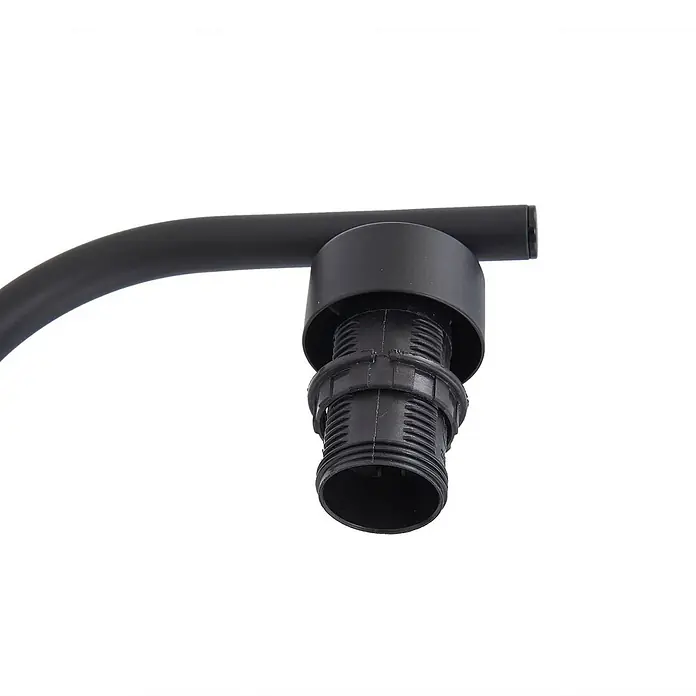 Lindby Wandleuchte Pendura - schwarz, alu / grau / zink, E14 - Schwarzer Metall-Lampenarm mit schwarzer Kunststoff-Lampenfassung.