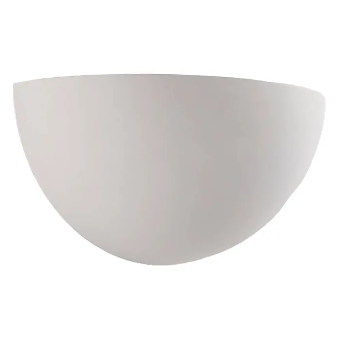 Lindby Wandleuchte Narin - L x B x H: 14 x 28 x 14 cm, weiß / opal, E14 - Weiße, schalenförmige Wandleuchte.