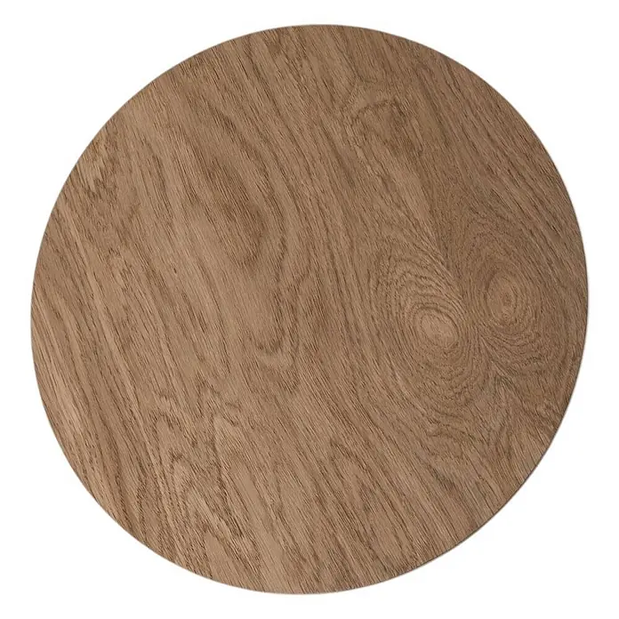 Envostar Wandleuchte Rito - L x B x H: 5 x 30 x 30 cm, Holz hell, Holz hell, G9 - Runde Holzoberfläche mit deutlicher natürlicher Holzmaserung.