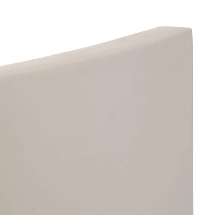 Lindby Wandleuchte Naike - L x B x H: 8 x 35 x 15 cm, weiß / opal, weiß / opal, G9 - Hellbeigefarbener Block mit sanft abgerundeter Oberkante.