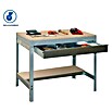 Simonrack Simonwork Banco de trabajo BT0 Box Mobile (L x Al: 61 x 95 cm, Ancho: 90 cm, Capacidad de carga: 280 kg, Gris)