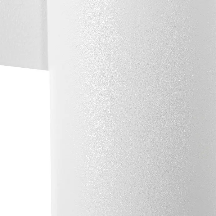 Arcchio Pendelleuchte Brinja - weiß / opal, weiß, GU10 - Weiße, granulär texturierte Oberfläche mit leichter Krümmung und Kante.