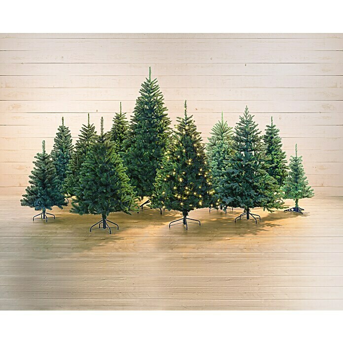 Künstlicher Weihnachtsbaum Canmore (155 cm, Grün, Naturgetreu)