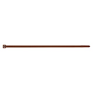 Index Bridas para cables de Nylon (Marrón, L x An: 200 x 3,6 mm, 100 ud.)