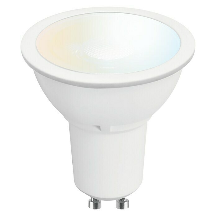 Garza Smart Home Bombilla LED (5,5 W, GU10, Color de luz: Blanco, Intensidad regulable, Reflector)