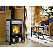 La Nordica Kaminofen Rosella R1 (8,8 kW, Raumheizvermögen: 252 m³, Verkleidung: Naturstein, Schwarz/Serpentino)
