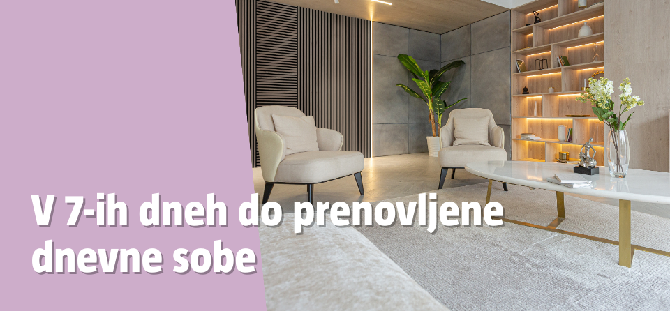 Prenova dnevne sobe