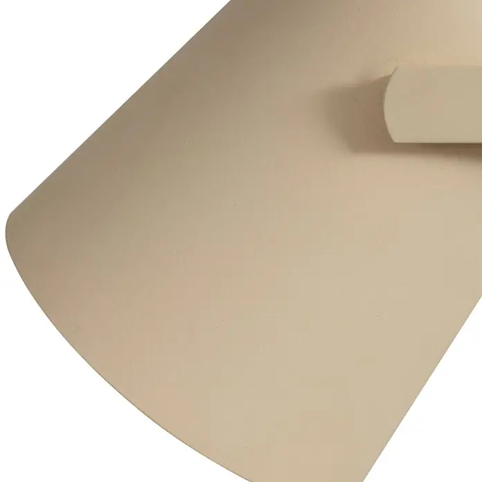 Lindby Tischleuchte Ilmar - L x B x H: 20 x 15 x 38 cm, creme / amber, creme / amber, E27 - Mattes, cremefarbenes konisches Leuchtenelement mit dezenter Textur und hervorstehendem Teil.