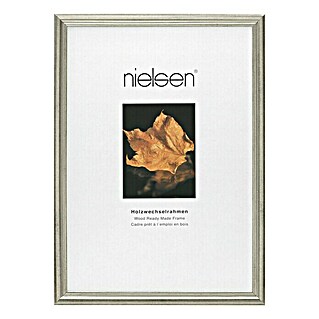 Nielsen Holzrahmen Ascot (24 x 30 cm, Silber, Glas)