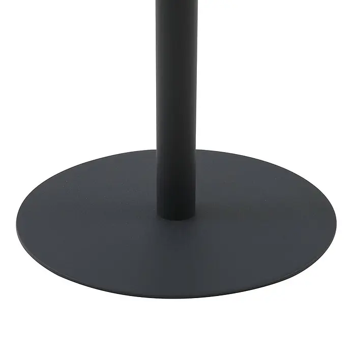 Lindby Tischleuchte Azalea - L x B x H: 16,5 x 16,5 x 45 cm, schwarz - Schwarzer, runder Metallsockel mit zylindrischem Ständer. Bietet stabilen Halt.