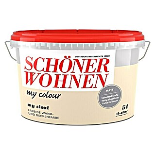 SCHÖNER WOHNEN-Farbe my colour Wandfarbe (My Sisal, Matt, 5 l)