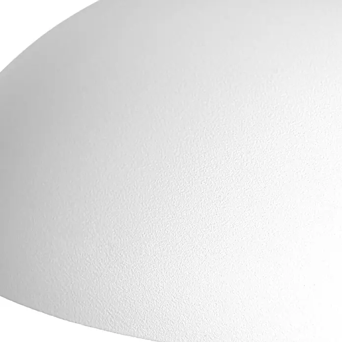 Arcchio Tischleuchte Thenra - L x B x H: 15,4 x 15,4 x 9,5 cm, weiß / opal, weiß / opal - Weiße, texturierte, gekrümmte Oberfläche.