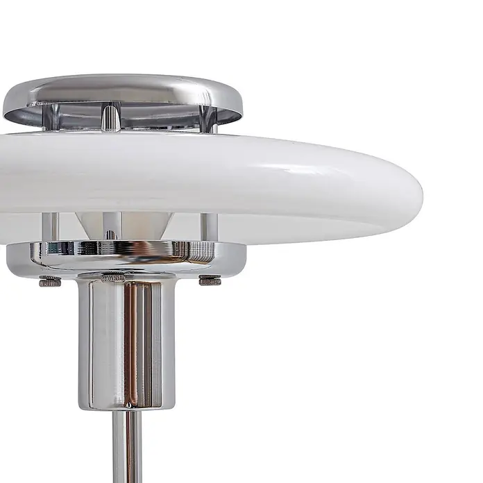 Lindby Tischleuchte Branford - L x B x H: 25 x 25 x 46 cm, grün, weiß / opal, E14 - Moderne Lampe mit weißem Glasdiffusor und verchromten Metallakzenten.