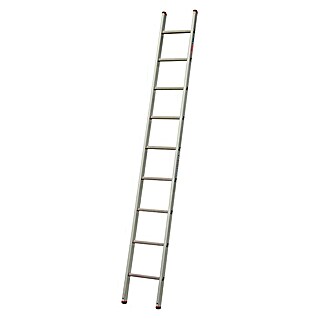 Krause Monto Escalera de peldaños simples (9 peldaños, Altura de trabajo: 3,6 m, Aluminio)