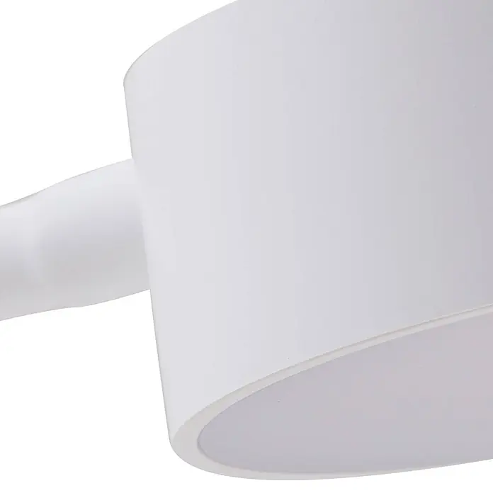 Lindby Tischleuchte Maori - L x B x H: 13 x 13 x 38,5 cm, weiß / opal, weiß / opal - Weiße moderne Lampe mit glatter, matter Oberfläche und diffusem Lichtpaneel.