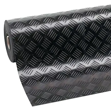 Pavimento de goma Checker