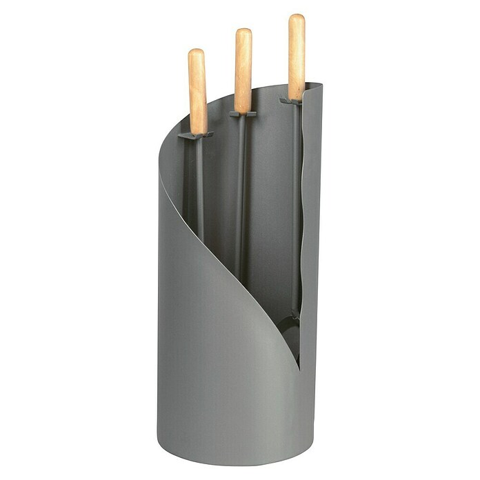 Lienbacher Kamingarnitur (3-tlg., Anthrazit, Höhe: 64 cm)