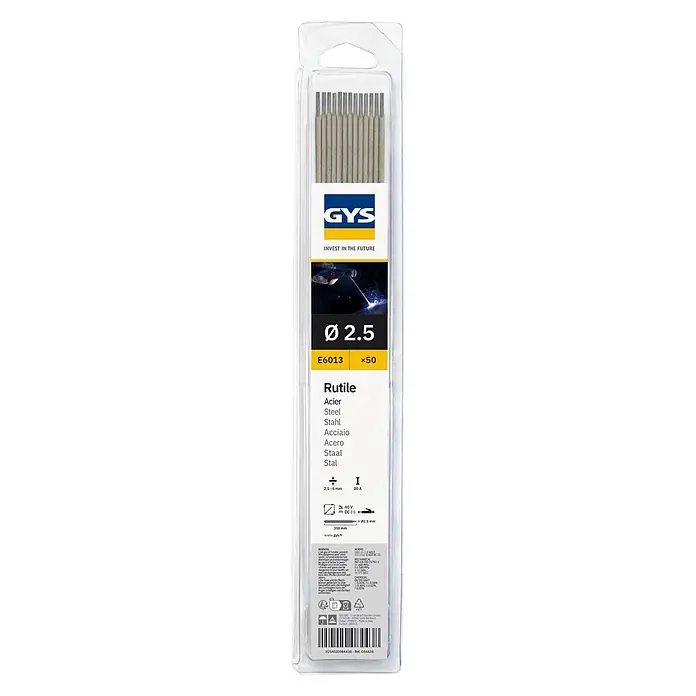 Telwin Rutiel Stalen Laselektroden - 2,5 mm - 300 mm - 15 stuks