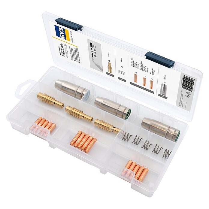 Gys MIG-MAG-Zubehör-Set (Passend für: MIG Brenner MB 15, 26-tlg.)