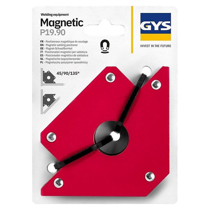 Gys Winkelmagnet (Winkel: 45°/90°/135°)