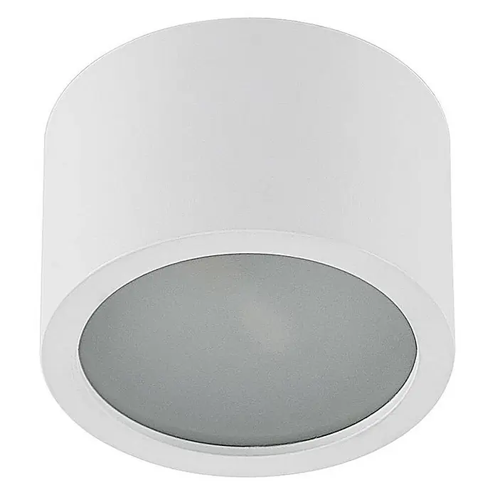 Arcchio Deckenstrahler Nieva - weiß / opal, weiß / opal, G9 - Weißes zylindrisches Aufbau-LED-Licht mit mattierter Abdeckung.