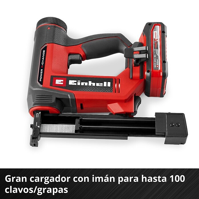 Einhell Power X-Change 18V Clavadora de batería TE-CN 18/32 Li - Solo (18 V, Sin batería, Longitud del clavo: 15 mm - 32 mm) | BAUHAUS