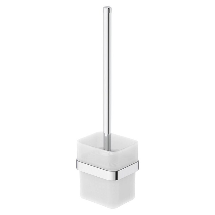 Lenz Aura WC-Bürstengarnitur (Mit Halterung, Chrom, Glänzend)