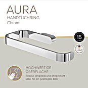 Lenz Aura Handtuchring (Chrom, Glänzend)