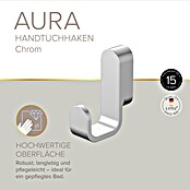 Lenz Aura Handtuchhaken (1-armig, Verchromt)